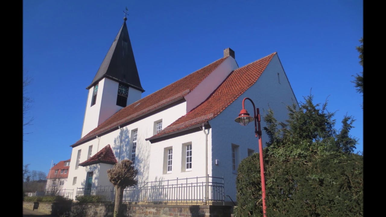 Bad Rothenfelde (D-OS), evang. luth. Jesus-Christus-Kirche, Vollgeläut (Tonaufnahme)