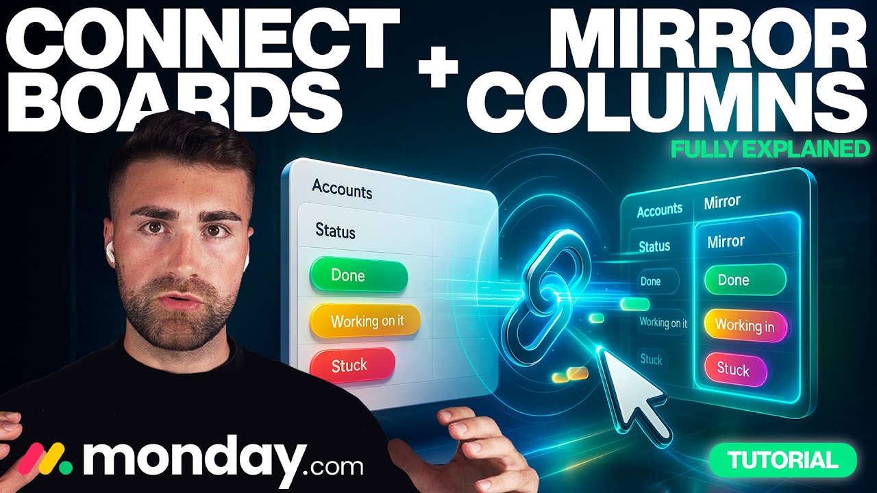 Connect Boards & Mirror Columns Explained In Monday.com | 2025