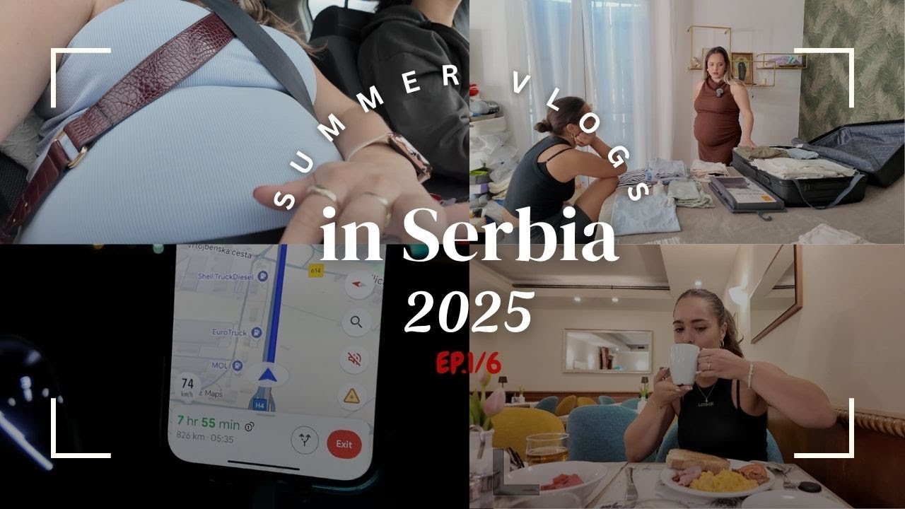 SUMMER VLOGS IN SERBIA '25 - BEBAAA IDE PRVI PUT KUCIIIII *pakovanje, put, moja nova kuca...* 1/6