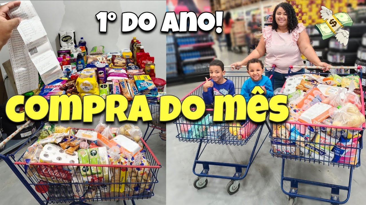 COMPRA DO MÊS💸 PRIMEIRA DO Ano 2026! CARINHO CHEIO😍