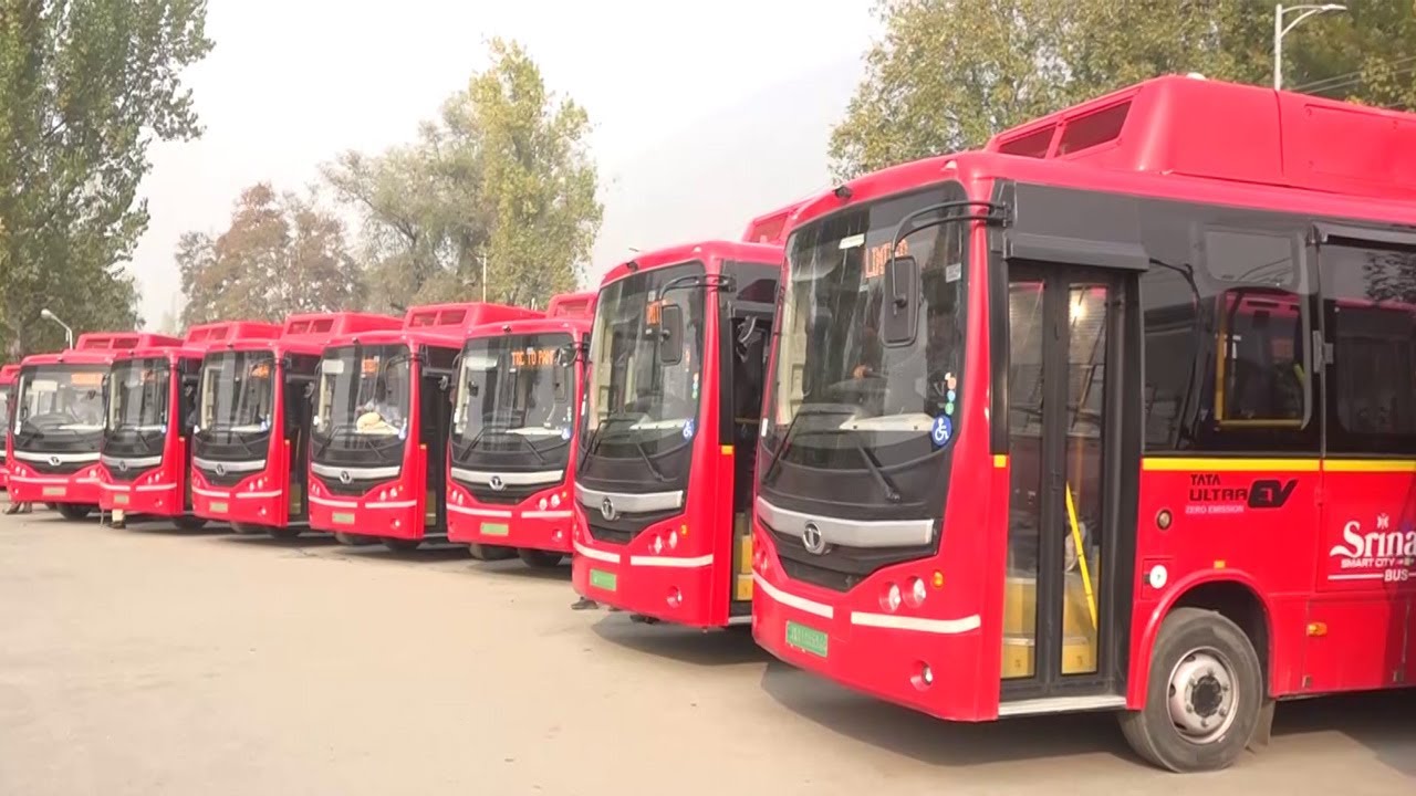 e-Bus Service launched in Srinagar Under Smart City Mission