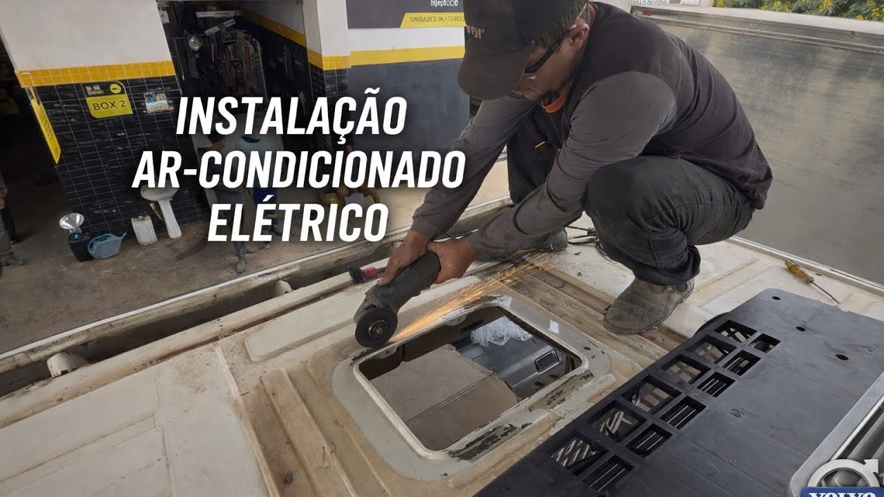 Instalação de Ar-Condicionado Elétrico no Volvo FH | Passo a Passo