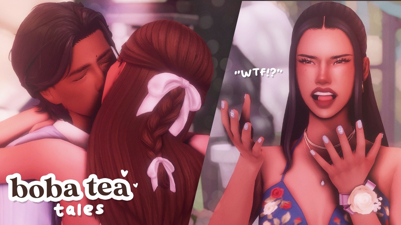 My sim's prom date cheated on her AT PROM!? - the sims 4: boba tea tales (brown sugar finale)
