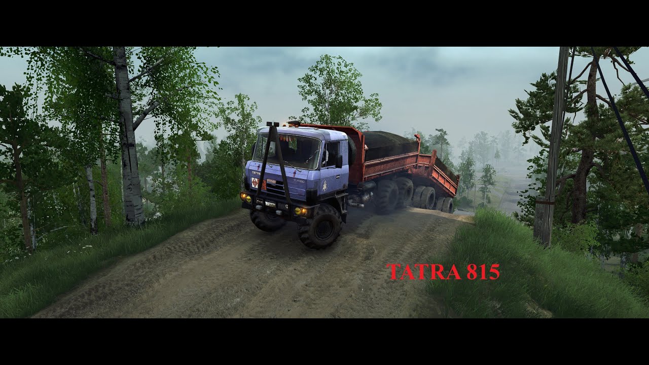 Spintires  MudRunner 2022 обзор мода TATRA 815
