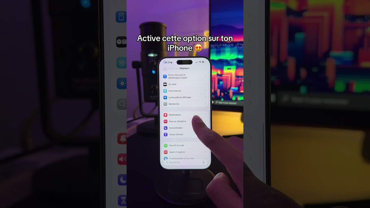 Active cette option sur ton iPhone pour red&eacute;couvrir ton clavier 😍 #iphone #apple #ios