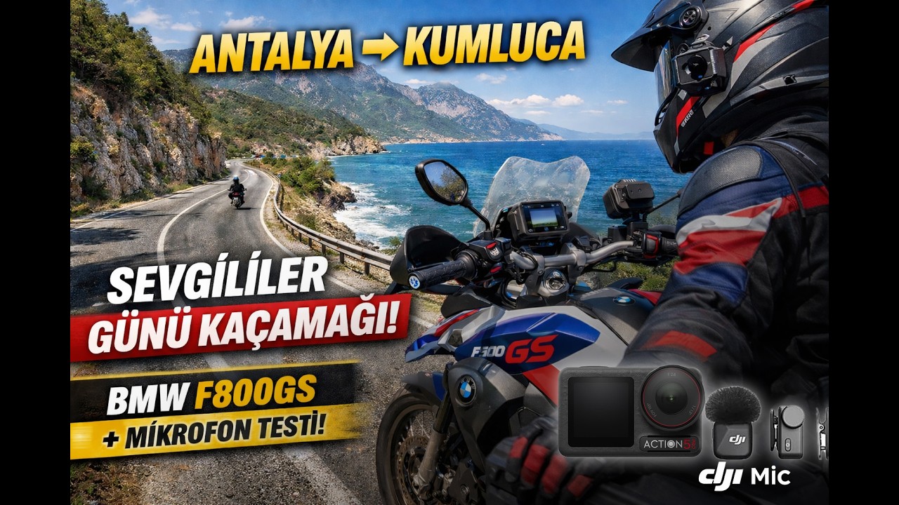 Yeni Setup Testi: Action 5 Pro + Mic Mini 2 | BMW F800GS Yol Sürüşü #bmwf800gs #f800gs #bmwmotorrad