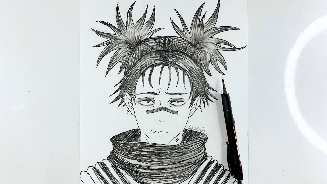 How to draw Choso from Jujutsu Kaisen || How to draw anime step by step || Easy anime drawing