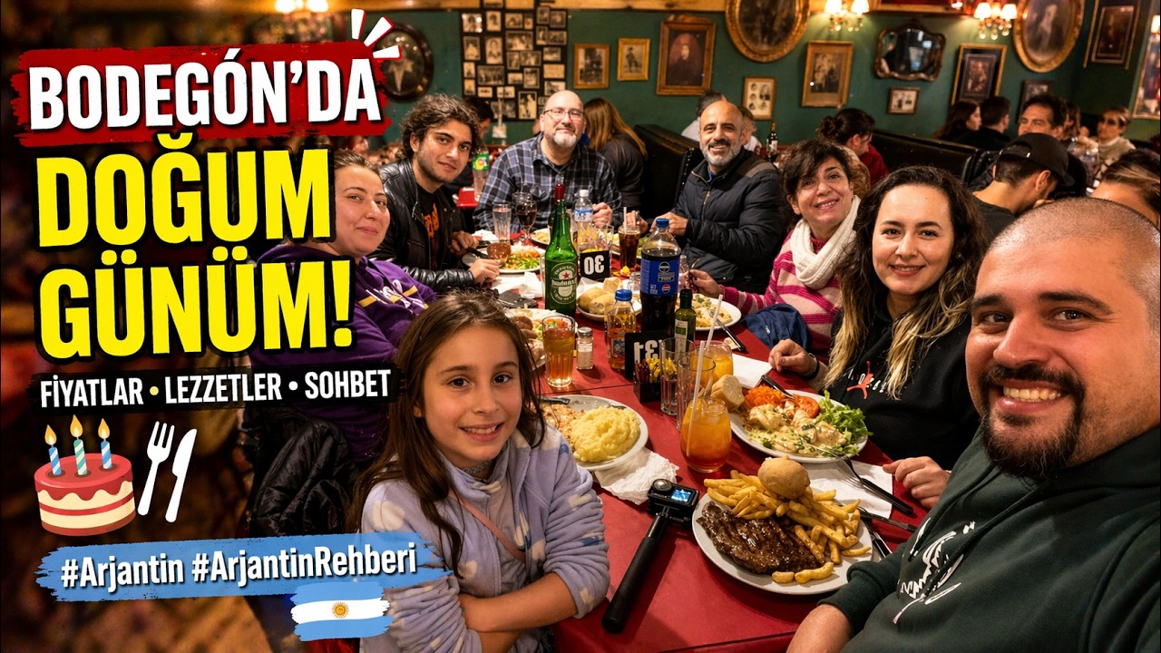 Buenos Aires’te Bodegón’da Doğum Günüm! Fiyatlar, Lezzetler, Sohbet #Arjantin #ArjantinRehberi