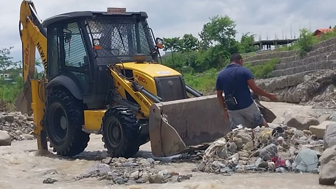 Jcb Working at Flood effected Field | Jcb video #jcb #flod #disaster
