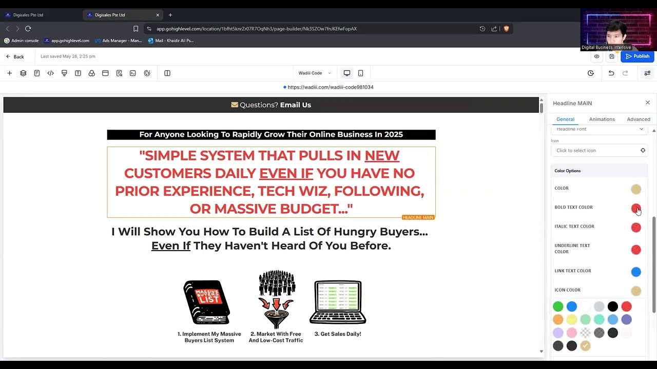 Digisales: How To Custom Change Colors For Sales Page