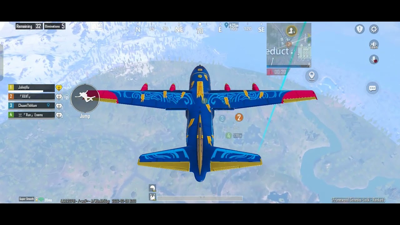 @BattlegroundsMobile_IN gameplay with camp