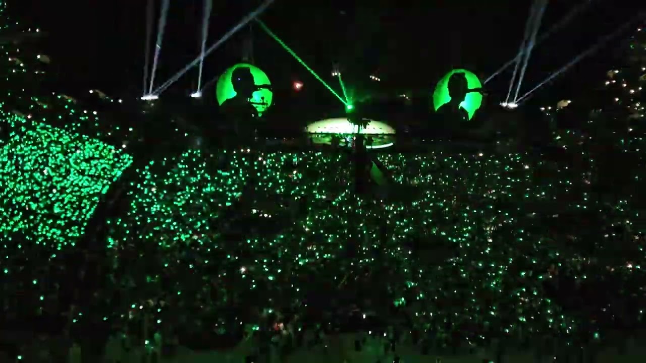 Coldplay September 3rd 2025. MUSIC OF THE SPHERES. CLOCKS