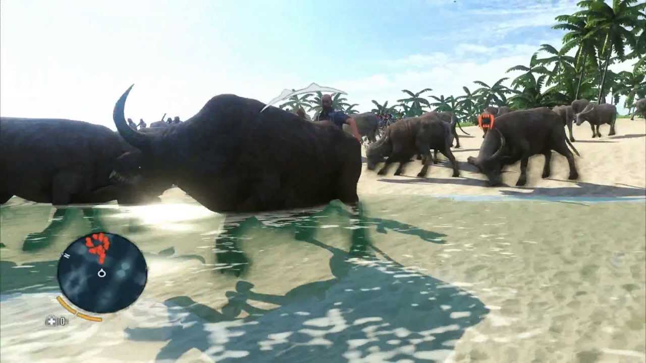Far Cry 3 MASS SCALE BATTLE Buffalos VS Bartenders