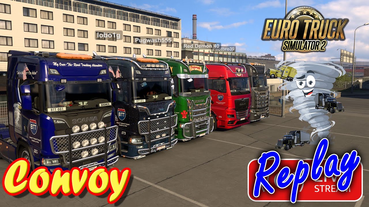 Euro Truck Simulator 2 Discord Community Convoy Stream Replay