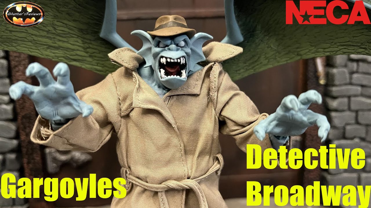 NECA Gargoyles Detective Broadway Trenchcoat Ultimate Action Figure Review & Comparison