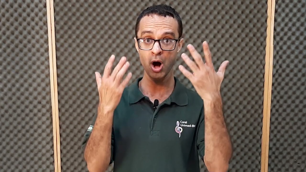 08 Exercício de impostação vocal para coral, técnica vocal e canto