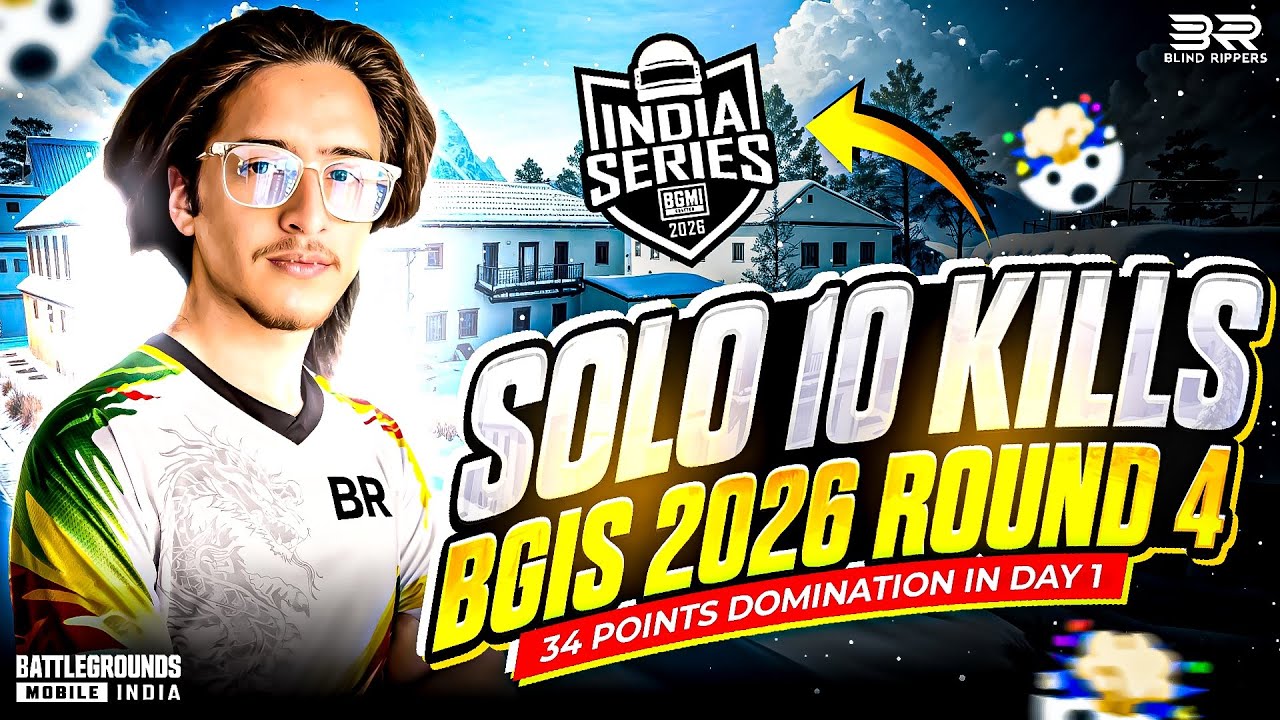 SOLO 10 KILLS IN BGIS R4❤️‍🔥💀 | Day 1 34 points Domination😡 | BRsycnoOG💛
