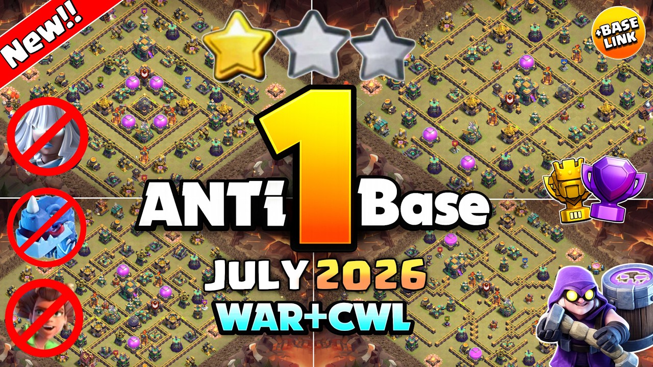 TOP 10! NEW STRONGEST TH14 BASE Layout + Copy Link 2026 | Town Hall 14 (TH14) War/ Cwl Base | COC 