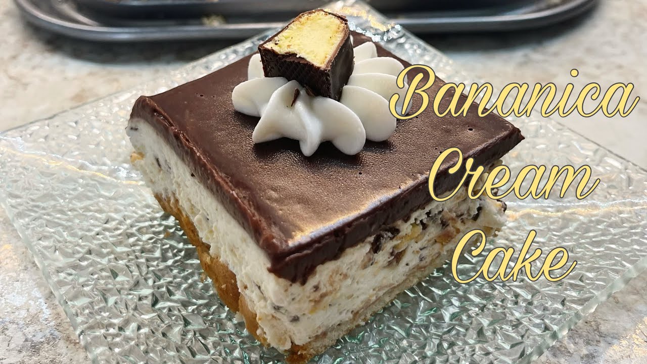 Bananica Cream Cake -Yummy, Sweet, and Easy to Make!