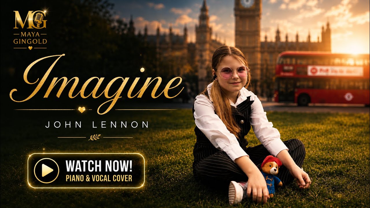 Emotional Piano and Vocal Cover by Maya. Imagine John Lennon. The Beatles. 