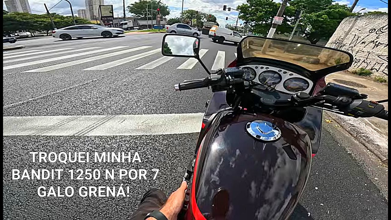 TROCOU 7 GALO ZERO GRENÁ POR BANDIT 1250! VC FARIA ISSO TBM?