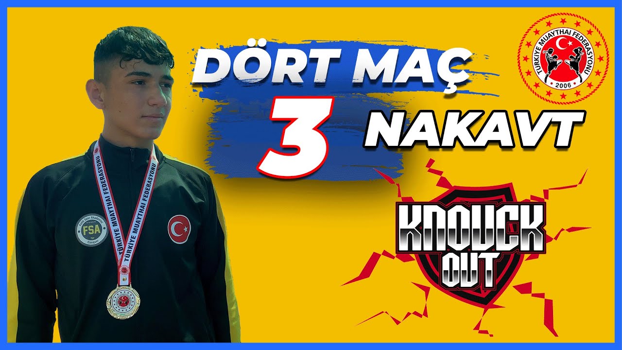 2021 Türkiye Muay Thai Şampiyonası Altın Madalyaya Yolculuk