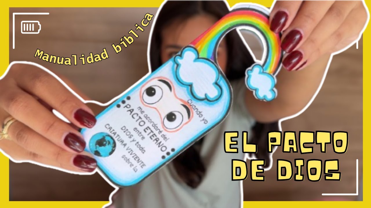 Manualidad Fácil para Escuela Dominical 🌈✂️ | El Arcoíris, Dios confirma su pacto (Génesis 9)