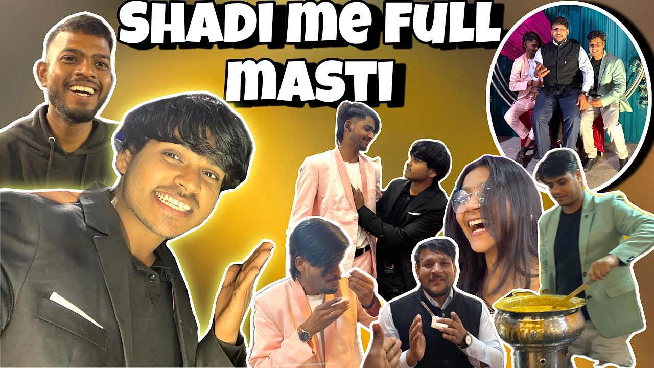 Shaadi Mein Sabse Zyada Masti Humne Ki 😂😎#vlog #comedy #funnymoments 
