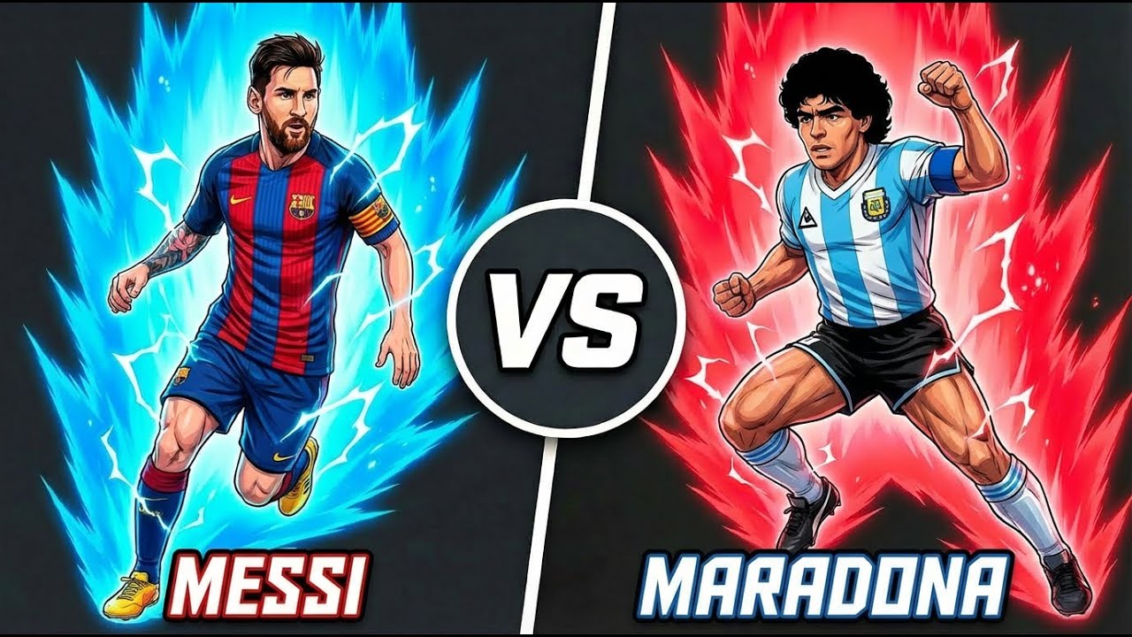 Messi vs Maradona: ¿Quién es el mejor de la historia?.