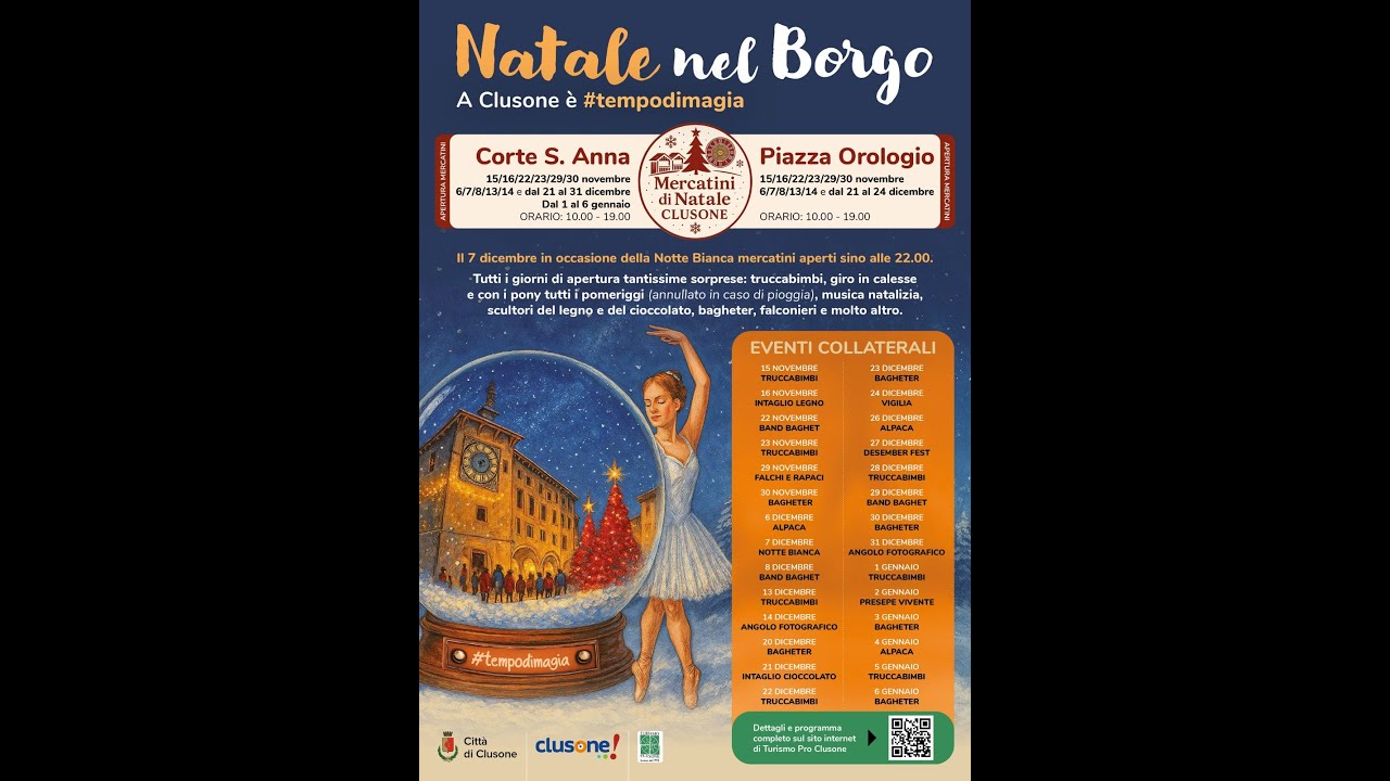 Mercatini di Natale a Clusone - Natale nel Borgo