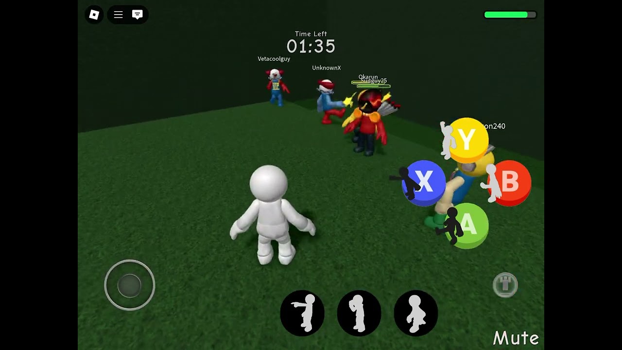 Silly simulator 1v1 between UnknownX vs Vetacoolguy its a bit ruined because people were hitting us