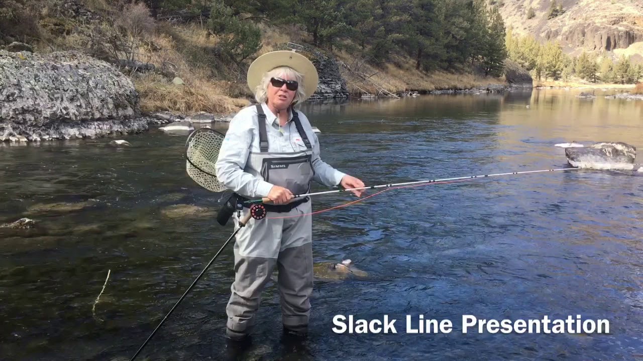 Down stream fly presentation