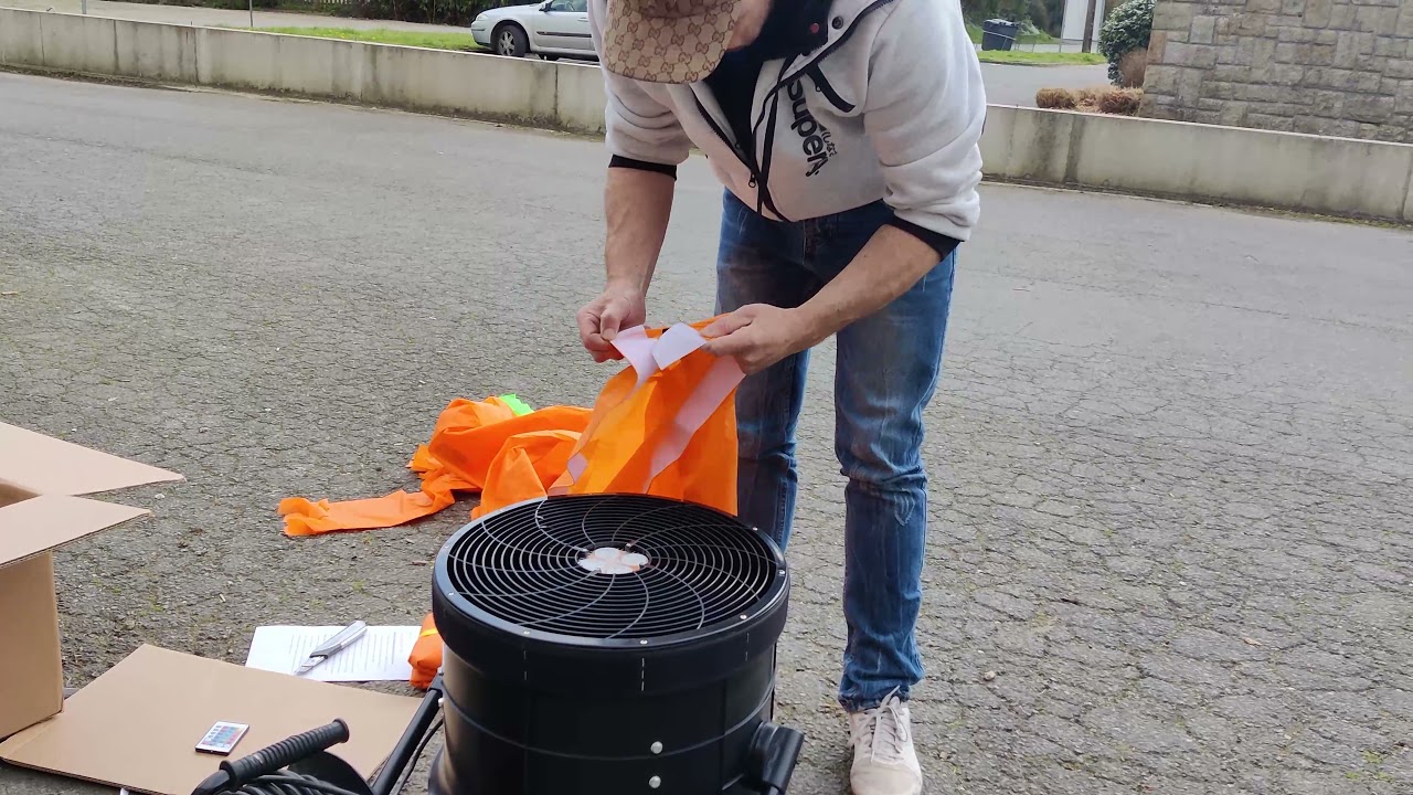 tuto installation d'un skydancer
