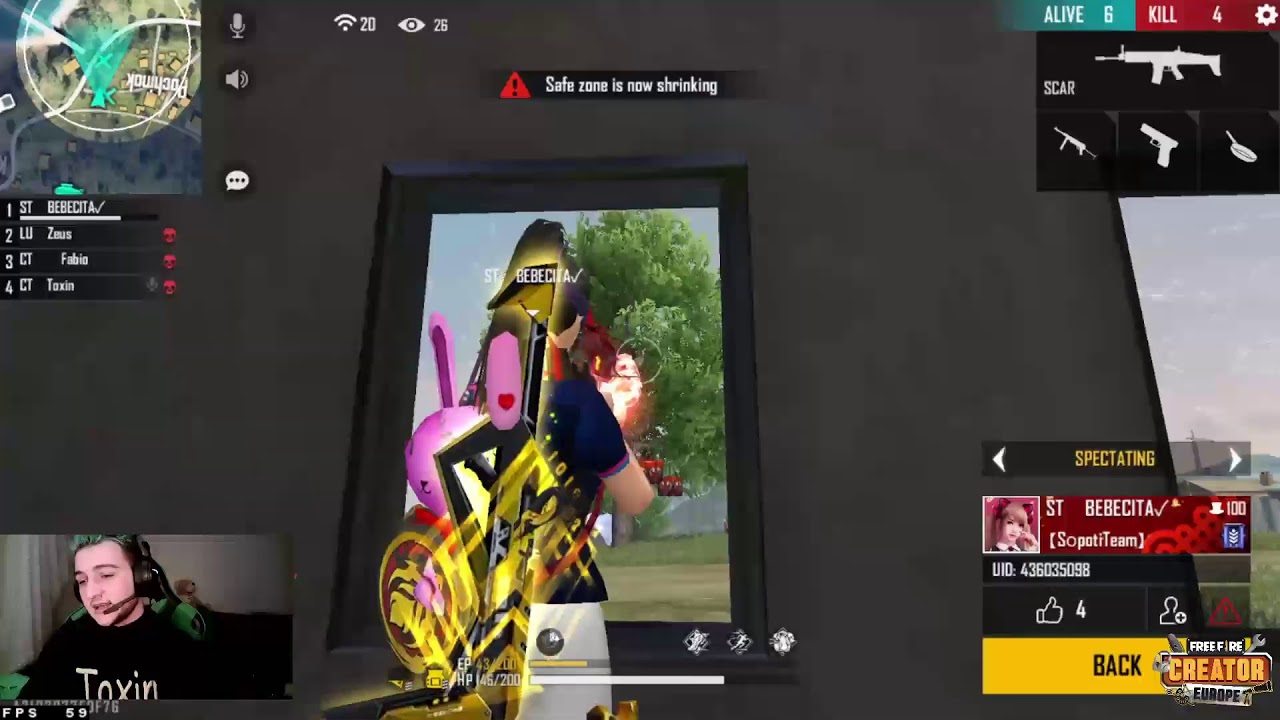 Fist Challenge 😍 Free Fire