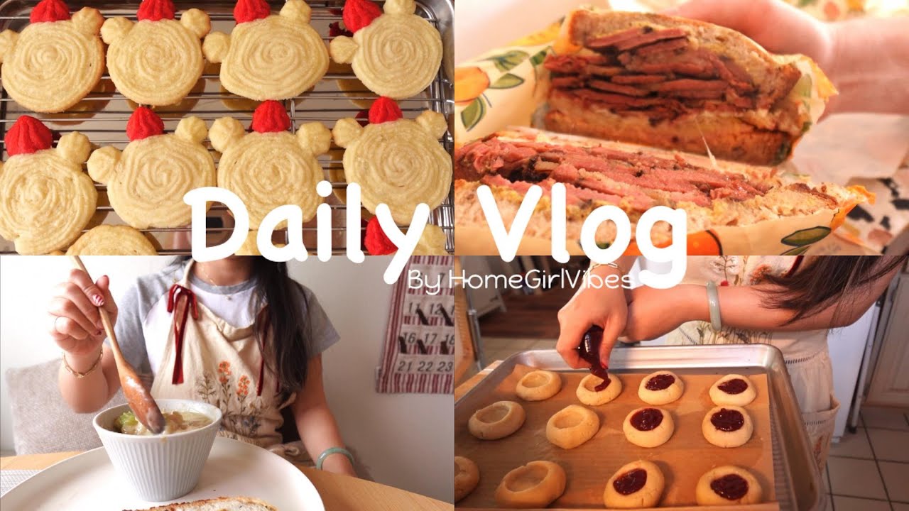 Cozy Christmas Baking Day 🎄🍪❄️ | Cookies, Warm Food & Sourdough