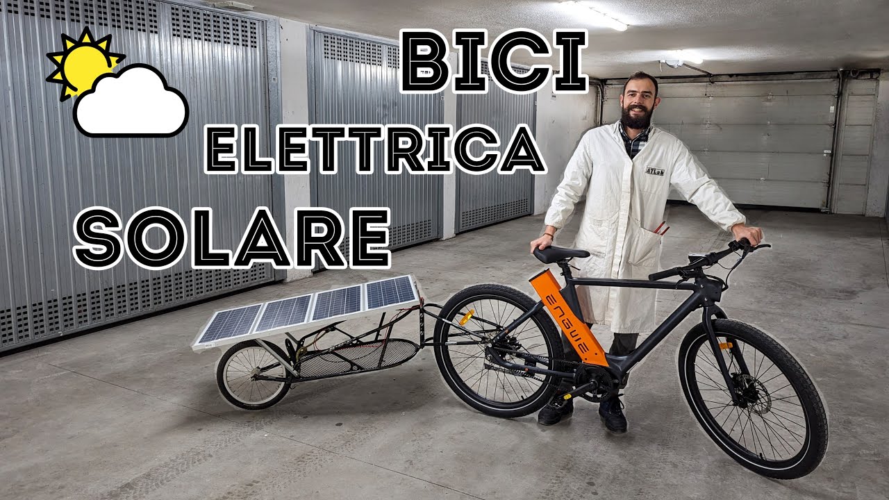 Ho Costruito una Bici Elettrica Solare Autonoma con Carrello Fotovoltaico ENGWE P275 PRO - Fai Da Te
