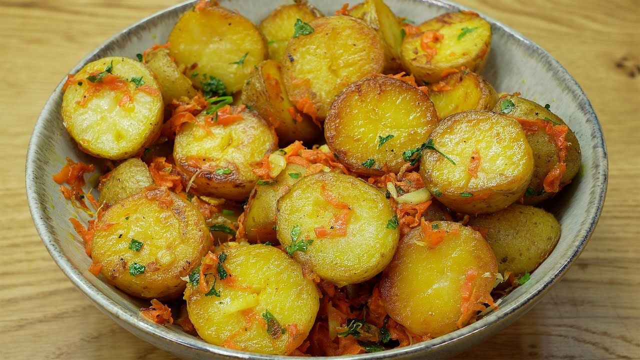 Картошка с луком вкуснее мяса. Почему я не знала этого рецепта? 3АСМР