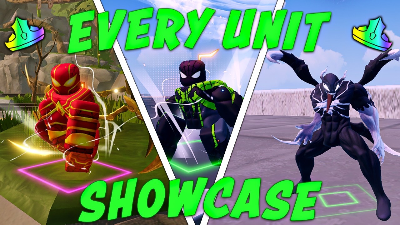 *EVERY* New SPIDER MAN Unit + SYNCHROS in Universal Tower Defense Z... (UTD Z UPDATE 4)