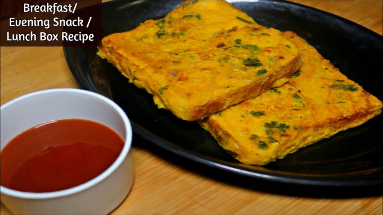 Besan Bread Toast ( In Hindi) - बेसन ब्रेड टोस्ट
