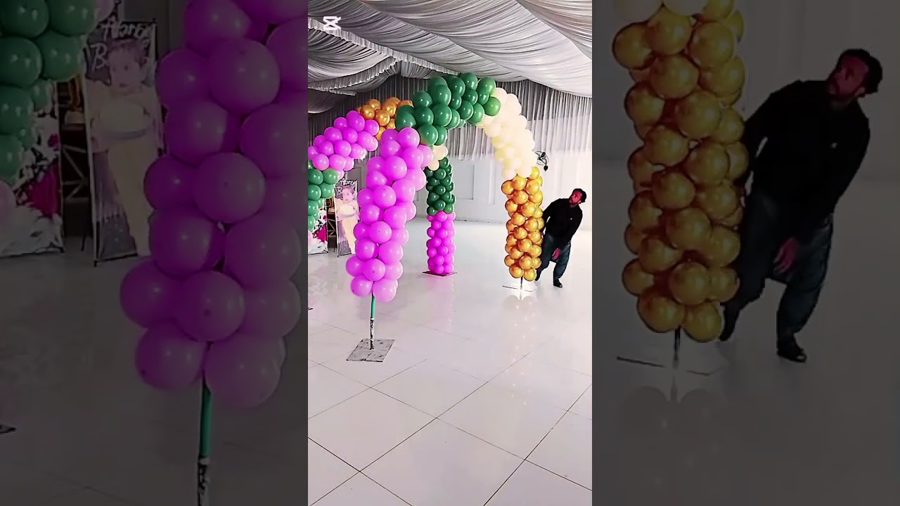 The balloon basket Qta    part 2                                   ##balloondecoration #home ##decor