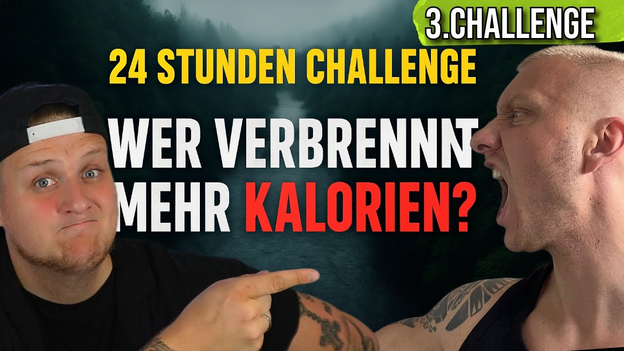 Wer verbrennt mehr Kalorien in 24h? EXTREM Challenge 🔥