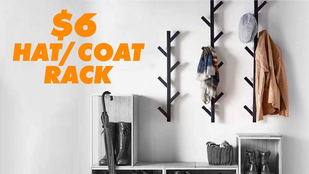 DIY Hat Rack  ||  Under $10  ||  One Day Build