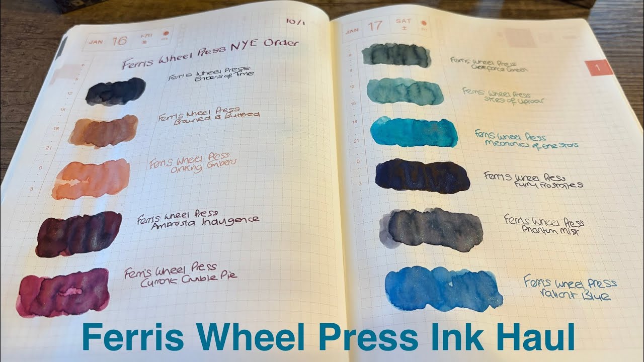 Образцы краски Ferris Wheel Press | Полная демонстрация образцов