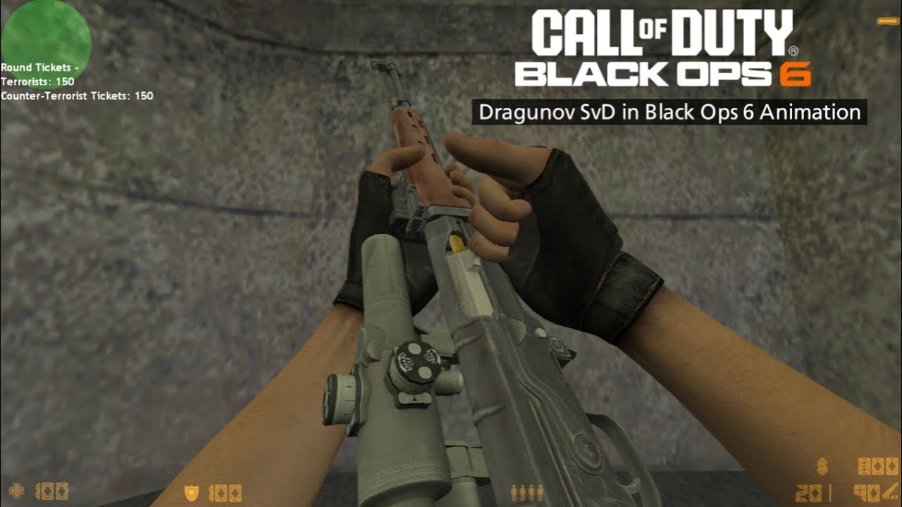 (CSDM Offline Play) Dragunov SvD in BO6 Animation