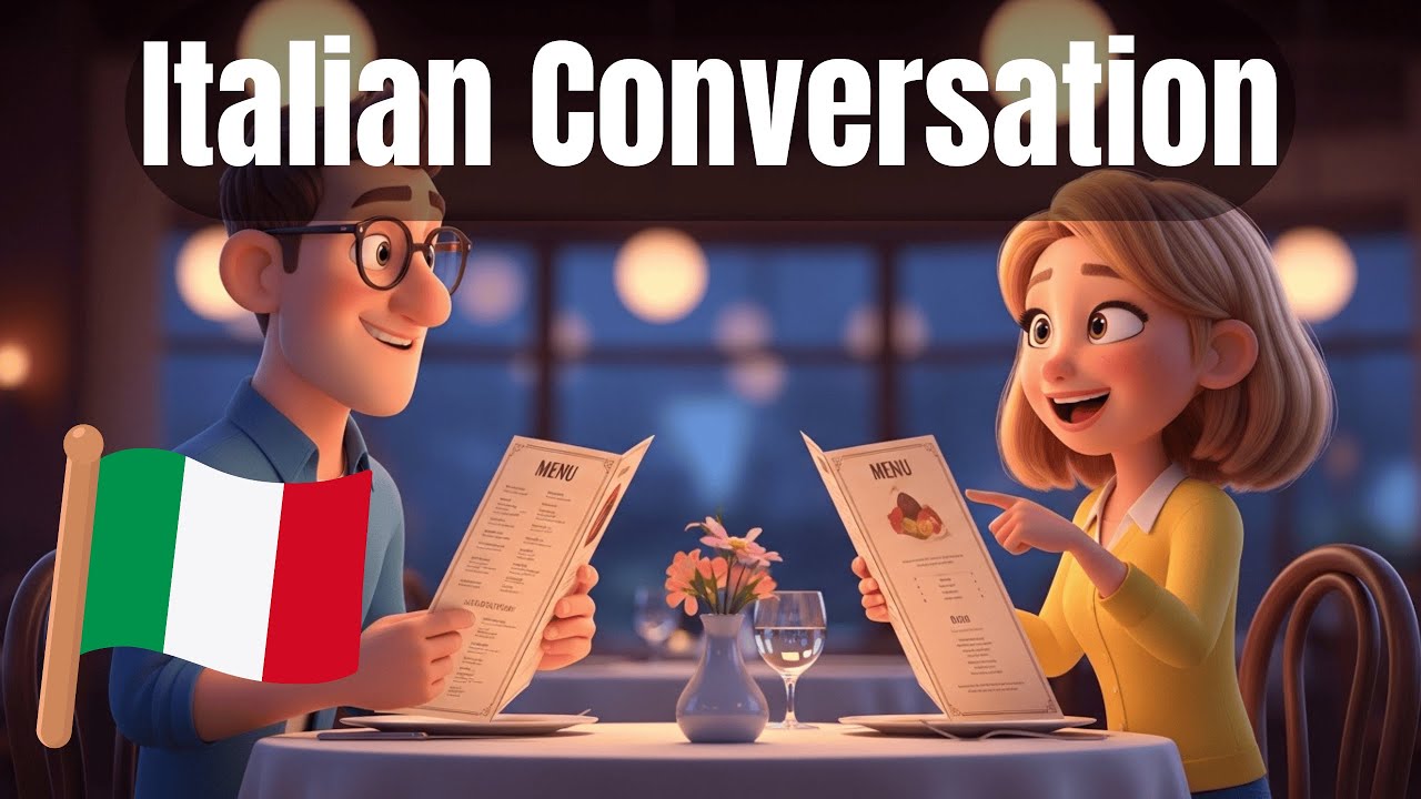 Learn Italian: How to Order Food in a Restaurant (Full Conversation)