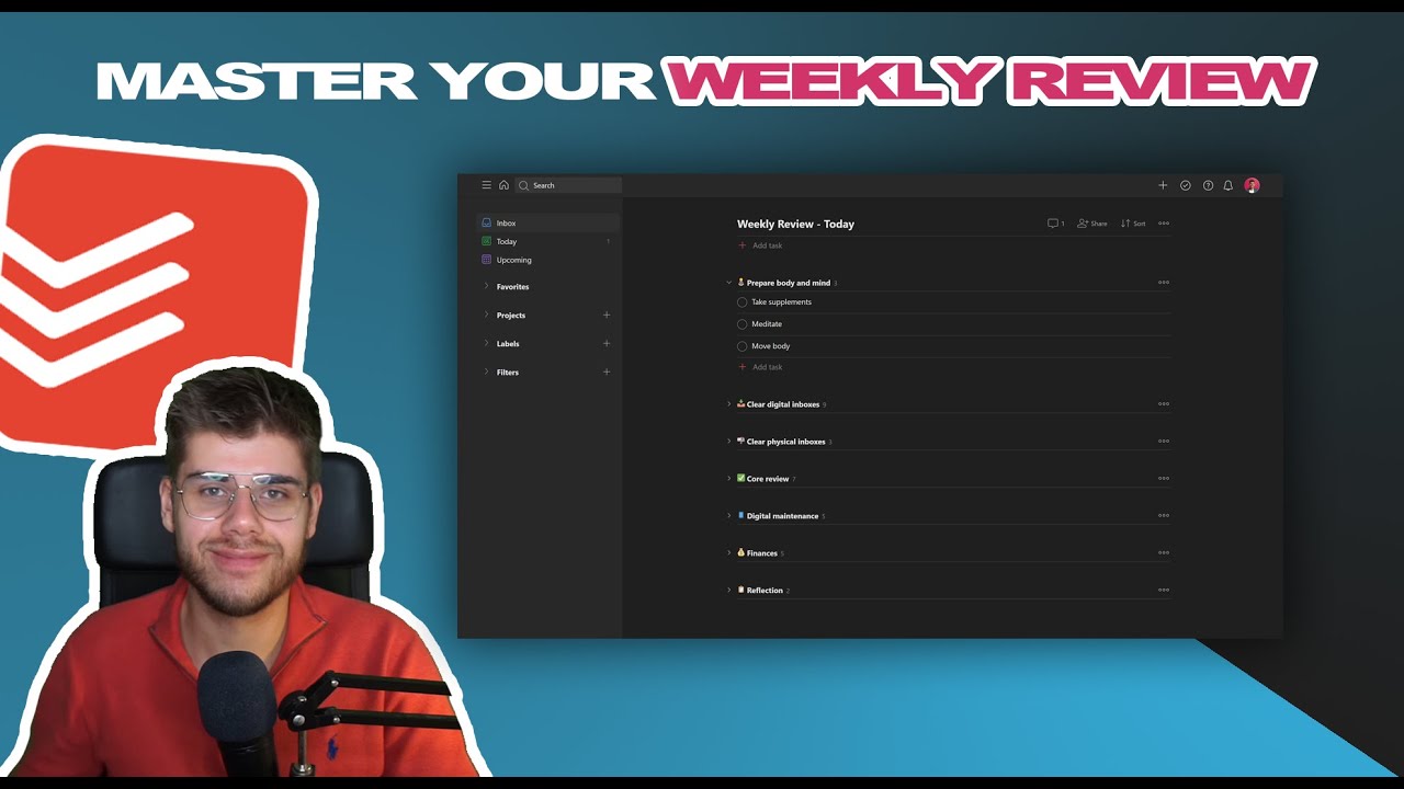 How I do my Weekly Review in Todoist (2021)