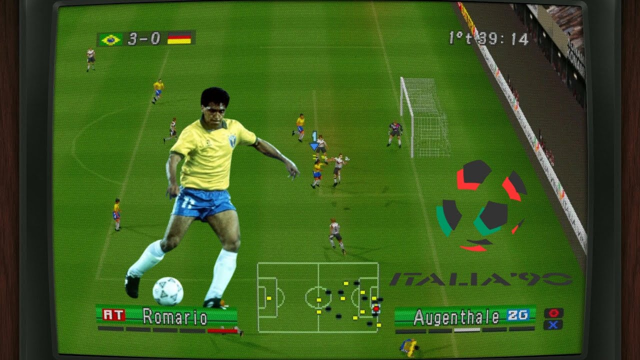 Winning Eleven (PS1): World Cup Italy '90 - Brazil ✨