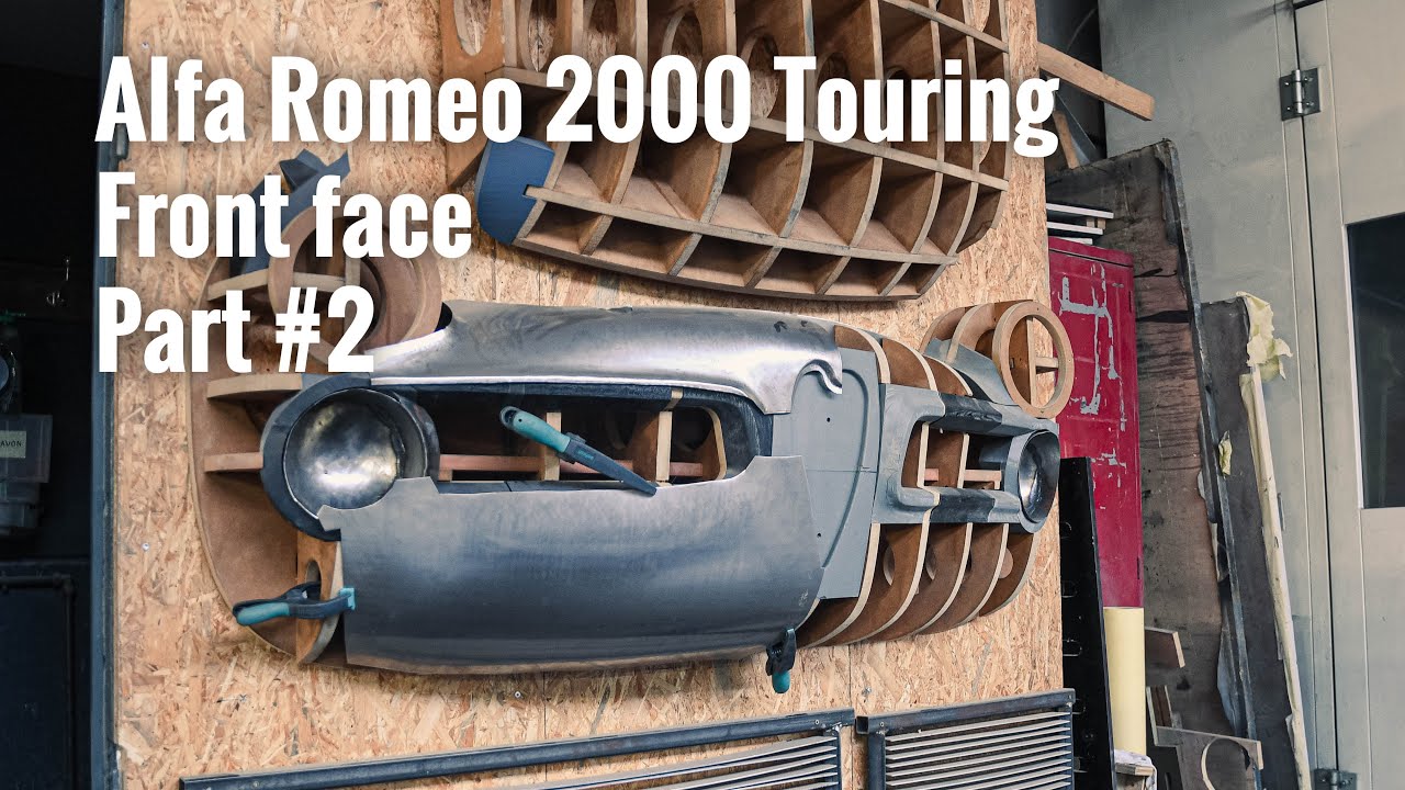 Alfa Romeo Touring 2000: shaping a new front face, part 2