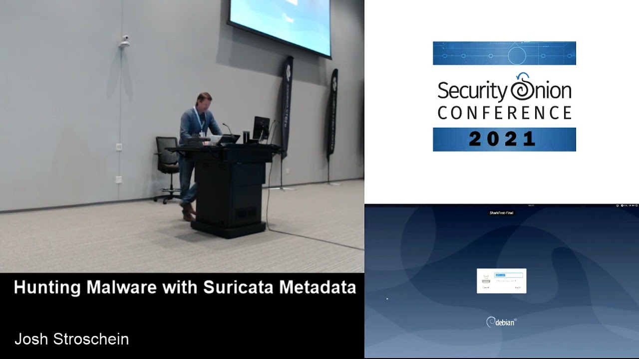 Security Onion Conference 2021 - Hunting Malware with Suricata Metadata by Josh Stroschein