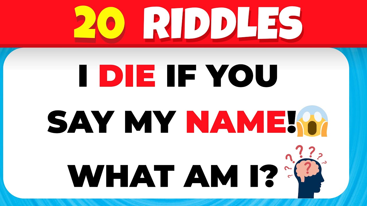 20 Toughest Riddles Ever 🤯 | Brain-Busting IQ Challenge & Teasers!